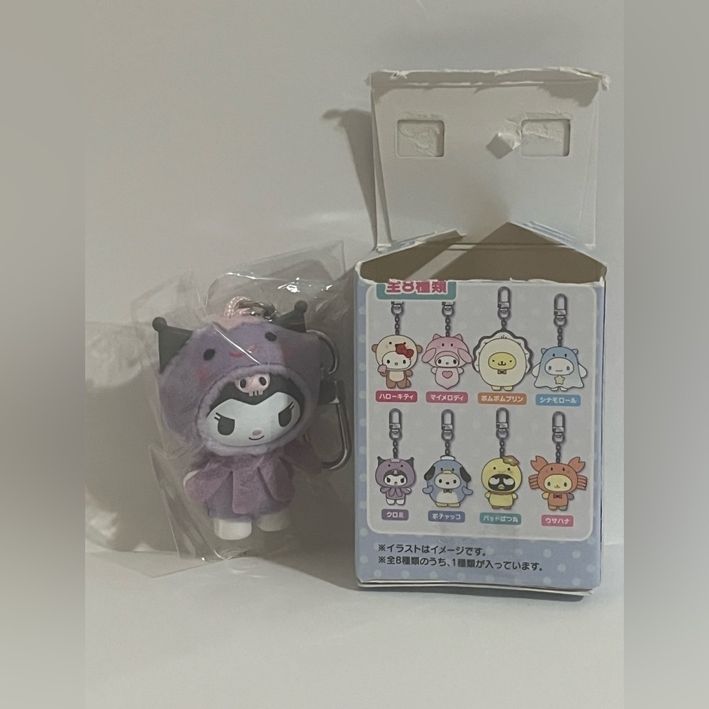 Sanrio Chibitomo Marine Series Kuromi Keychain Blind Box Figure - Picture 2 of 6
